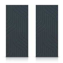 Load image into Gallery viewer, Hollow Core Stained Composite MDF Interior Double Closet Sliding Doors