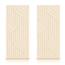 Load image into Gallery viewer, Hollow Core Stained Composite MDF Interior Double Closet Sliding Doors
