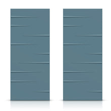 Load image into Gallery viewer, 3D Hollow Core MDF Double Closet Sliding Door Slabs