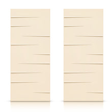 Load image into Gallery viewer, 3D Hollow Core MDF Double Closet Sliding Door Slabs