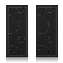 Load image into Gallery viewer, Bubble Pattern Hollow Core Stained Composite MDF Double Closet Sliding Doors