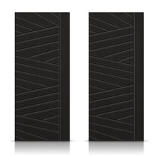 Load image into Gallery viewer, Hollow Core Stained Composite MDF Interior Double Closet Sliding Doors