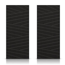 Load image into Gallery viewer, Hollow Core Stained Composite MDF Interior Double Closet Sliding Doors