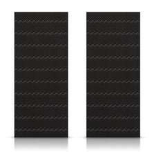 Load image into Gallery viewer, Hollow Core Stained Composite MDF Interior Double Closet Sliding Doors