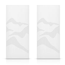 Load image into Gallery viewer, Hollow Core Stained Composite MDF Interior Double Closet Sliding Doors