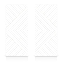 Load image into Gallery viewer, Hollow Core MDF Double Closet Sliding Door Slabs