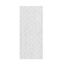 Load image into Gallery viewer, Herringbone Pattern Hollow Core Solid Wood Door Slab for Pocket Door