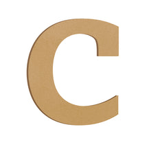Load image into Gallery viewer, Wood Block Letter Unfinished MDF Monogram Initial Alphabet Large Wall English Letters for Home Bedroom Office Wedding Party DIY Decor Ready to Paint or Stain
