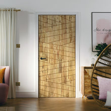 Load image into Gallery viewer, Flag Pattern Hollow Core Solid Wood Interior Door Slab