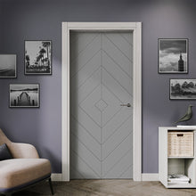 Load image into Gallery viewer, Diamond Pattern Hollow Core MDF Interior Door Slab