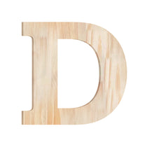 Load image into Gallery viewer, Wood Block Letter Unfinished Monogram Initial Alphabet Large Wall English Letters for Home Bedroom Office Wedding Party DIY Decor Ready to Paint or Stain
