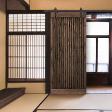Load image into Gallery viewer, Japanese Series Pre Assemble Stained Wood Interior Sliding Barn Door with Hardware Kit