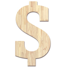 Load image into Gallery viewer, Wood Block Letter Unfinished Monogram Initial Alphabet Large Wall Numbers & Symbols for Home Bedroom Office Wedding Party DIY Decor Ready to Paint or Stain