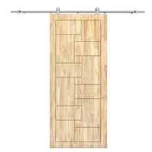 Load image into Gallery viewer, Solid Wood Hollow Core Modern Interior Sliding Barn Door with Hardware Kit