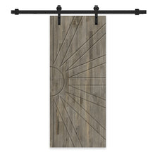 Load image into Gallery viewer, Solid Wood Hollow Core Modern Interior Sliding Barn Door with Hardware Kit