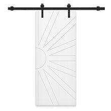 Load image into Gallery viewer, Solid Wood Hollow Core Modern Interior Sliding Barn Door with Hardware Kit