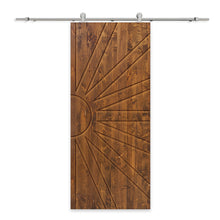Load image into Gallery viewer, Solid Wood Hollow Core Modern Interior Sliding Barn Door with Hardware Kit