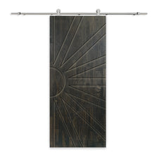 Load image into Gallery viewer, Solid Wood Hollow Core Modern Interior Sliding Barn Door with Hardware Kit