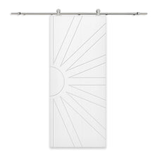 Load image into Gallery viewer, Solid Wood Hollow Core Modern Interior Sliding Barn Door with Hardware Kit
