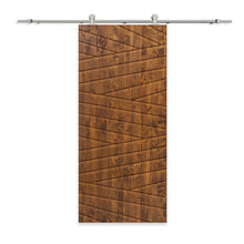 Load image into Gallery viewer, Solid Wood Hollow Core Modern Interior Sliding Barn Door with Hardware Kit