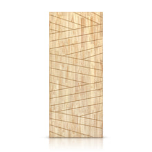 Load image into Gallery viewer, Flag Pattern Hollow Core Solid Wood Door Slab for Pocket Door
