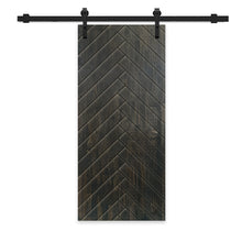 Load image into Gallery viewer, Solid Wood Hollow Core Modern Interior Sliding Barn Door with Hardware Kit