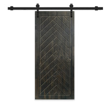 Load image into Gallery viewer, Solid Wood Hollow Core Modern Interior Sliding Barn Door with Hardware Kit