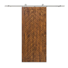 Load image into Gallery viewer, Solid Wood Hollow Core Modern Interior Sliding Barn Door with Hardware Kit