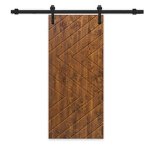 Load image into Gallery viewer, Solid Wood Hollow Core Modern Interior Sliding Barn Door with Hardware Kit