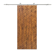 Load image into Gallery viewer, Solid Wood Hollow Core Modern Interior Sliding Barn Door with Hardware Kit