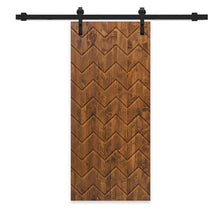 Load image into Gallery viewer, Solid Wood Hollow Core Modern Interior Sliding Barn Door with Hardware Kit
