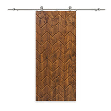 Load image into Gallery viewer, Solid Wood Hollow Core Modern Interior Sliding Barn Door with Hardware Kit