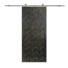 Load image into Gallery viewer, Solid Wood Hollow Core Modern Interior Sliding Barn Door with Hardware Kit