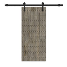 Load image into Gallery viewer, Solid Wood Hollow Core Modern Interior Sliding Barn Door with Hardware Kit
