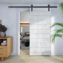 Load image into Gallery viewer, Solid Wood Hollow Core Modern Interior Sliding Barn Door with Hardware Kit