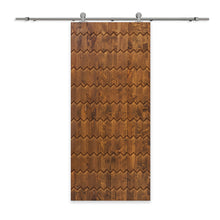 Load image into Gallery viewer, Solid Wood Hollow Core Modern Interior Sliding Barn Door with Hardware Kit