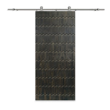 Load image into Gallery viewer, Solid Wood Hollow Core Modern Interior Sliding Barn Door with Hardware Kit