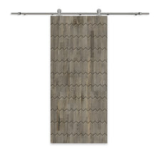 Load image into Gallery viewer, Solid Wood Hollow Core Modern Interior Sliding Barn Door with Hardware Kit