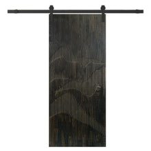 Load image into Gallery viewer, Solid Wood Hollow Core Modern Interior Sliding Barn Door with Hardware Kit