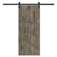 Load image into Gallery viewer, Solid Wood Hollow Core Modern Interior Sliding Barn Door with Hardware Kit