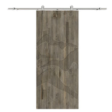 Load image into Gallery viewer, Solid Wood Hollow Core Modern Interior Sliding Barn Door with Hardware Kit