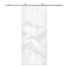 Load image into Gallery viewer, Solid Wood Hollow Core Modern Interior Sliding Barn Door with Hardware Kit