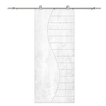 Load image into Gallery viewer, Solid Wood Hollow Core Modern Interior Sliding Barn Door with Hardware Kit