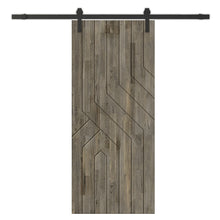 Load image into Gallery viewer, Solid Wood Hollow Core Modern Interior Sliding Barn Door with Hardware Kit