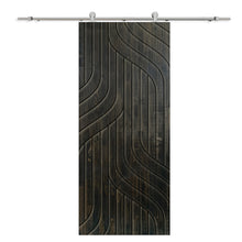 Load image into Gallery viewer, Solid Wood Hollow Core Modern Interior Sliding Barn Door with Hardware Kit