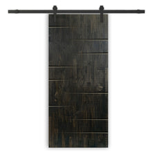 Load image into Gallery viewer, Solid Wood Hollow Core Modern Interior Sliding Barn Door with Hardware Kit