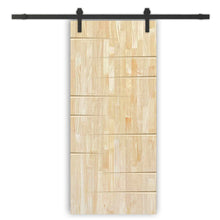 Load image into Gallery viewer, Solid Wood Hollow Core Modern Interior Sliding Barn Door with Hardware Kit