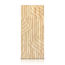 Load image into Gallery viewer, Intertwined Pattern Hollow Core Solid Wood Door Slab for Pocket Door