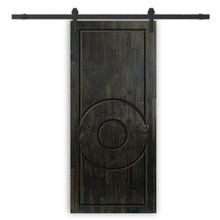 Load image into Gallery viewer, Solid Wood Hollow Core Modern Interior Sliding Barn Door with Hardware Kit