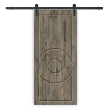 Load image into Gallery viewer, Solid Wood Hollow Core Modern Interior Sliding Barn Door with Hardware Kit